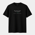 Black Zovik gym T-shirt with Better Than Yesterday quote